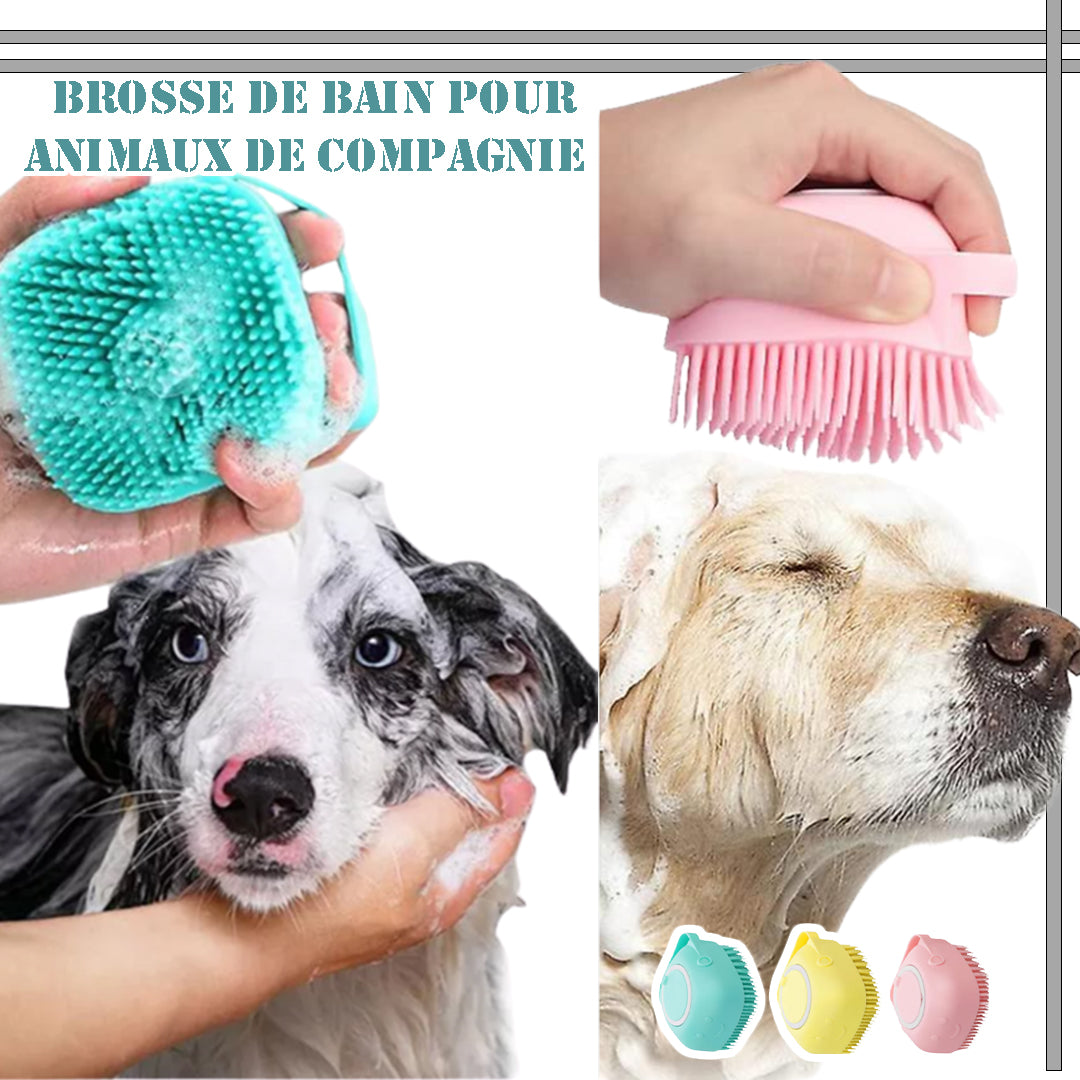 RelaxoBain™| Brosse shampoing pour chiens