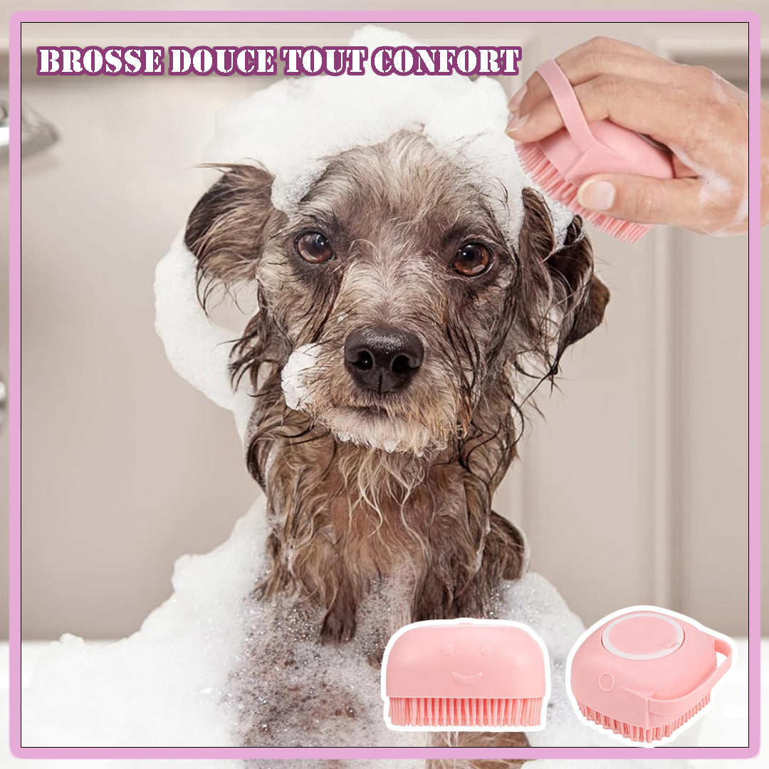 RelaxoBain™| Brosse shampoing pour chiens