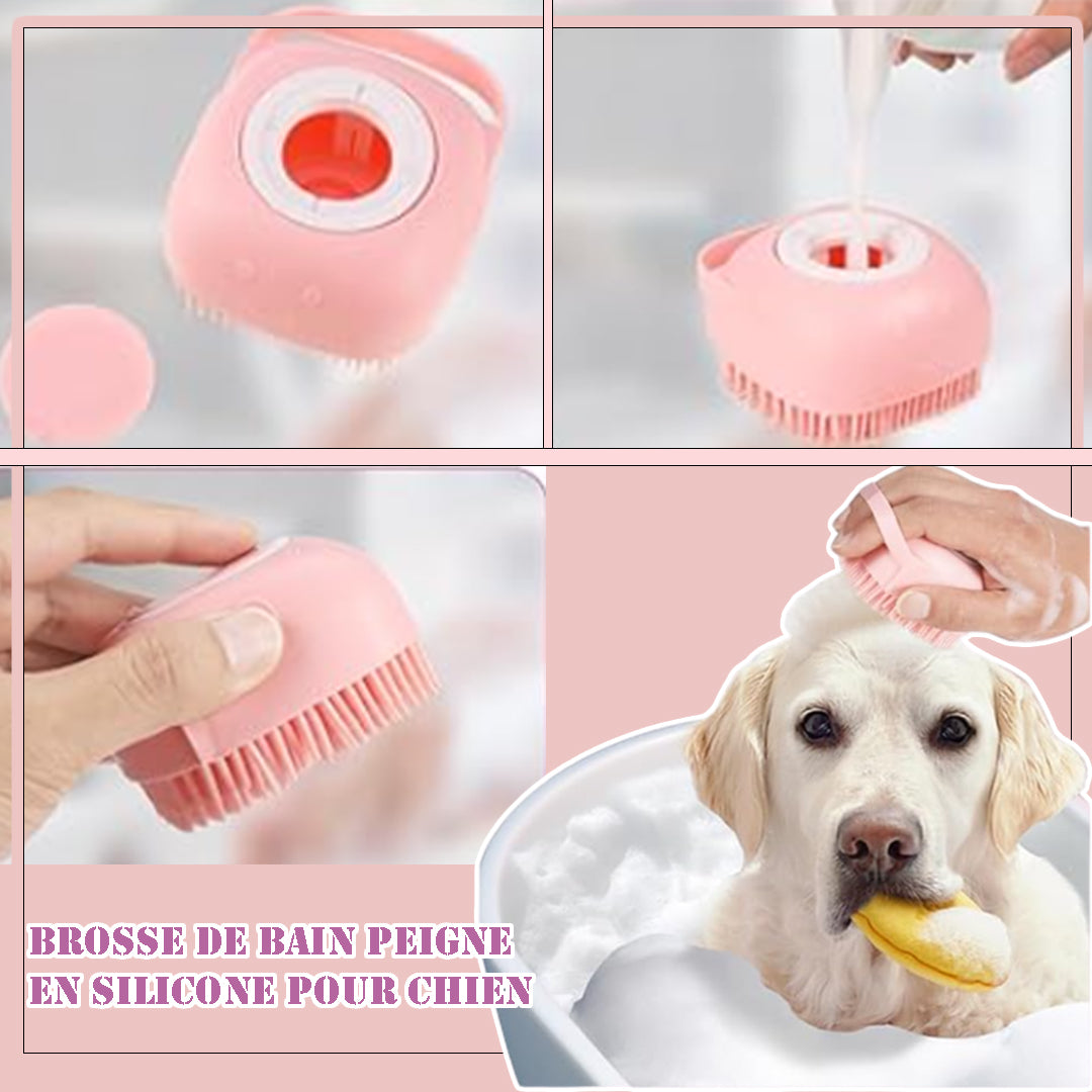 RelaxoBain™| Brosse shampoing pour chiens