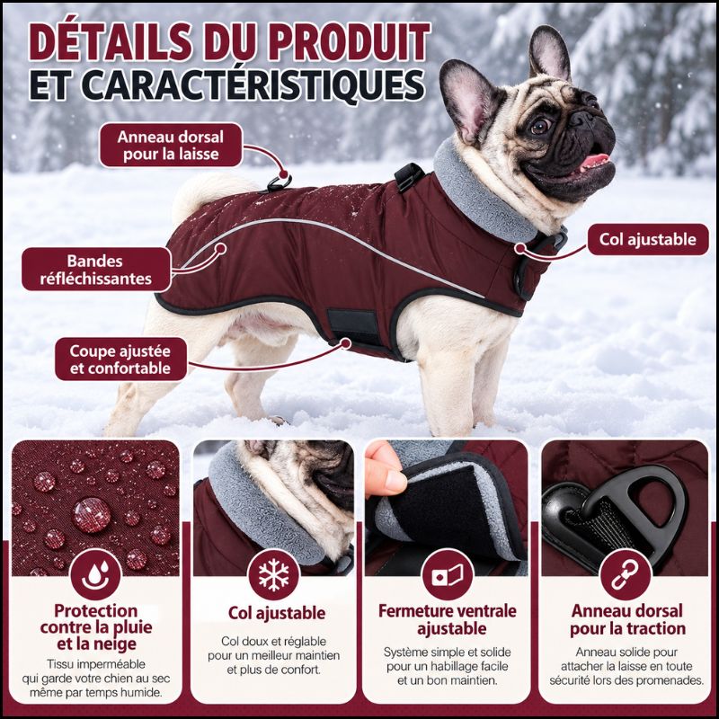 Manteau pour chien | ChaudBalade™