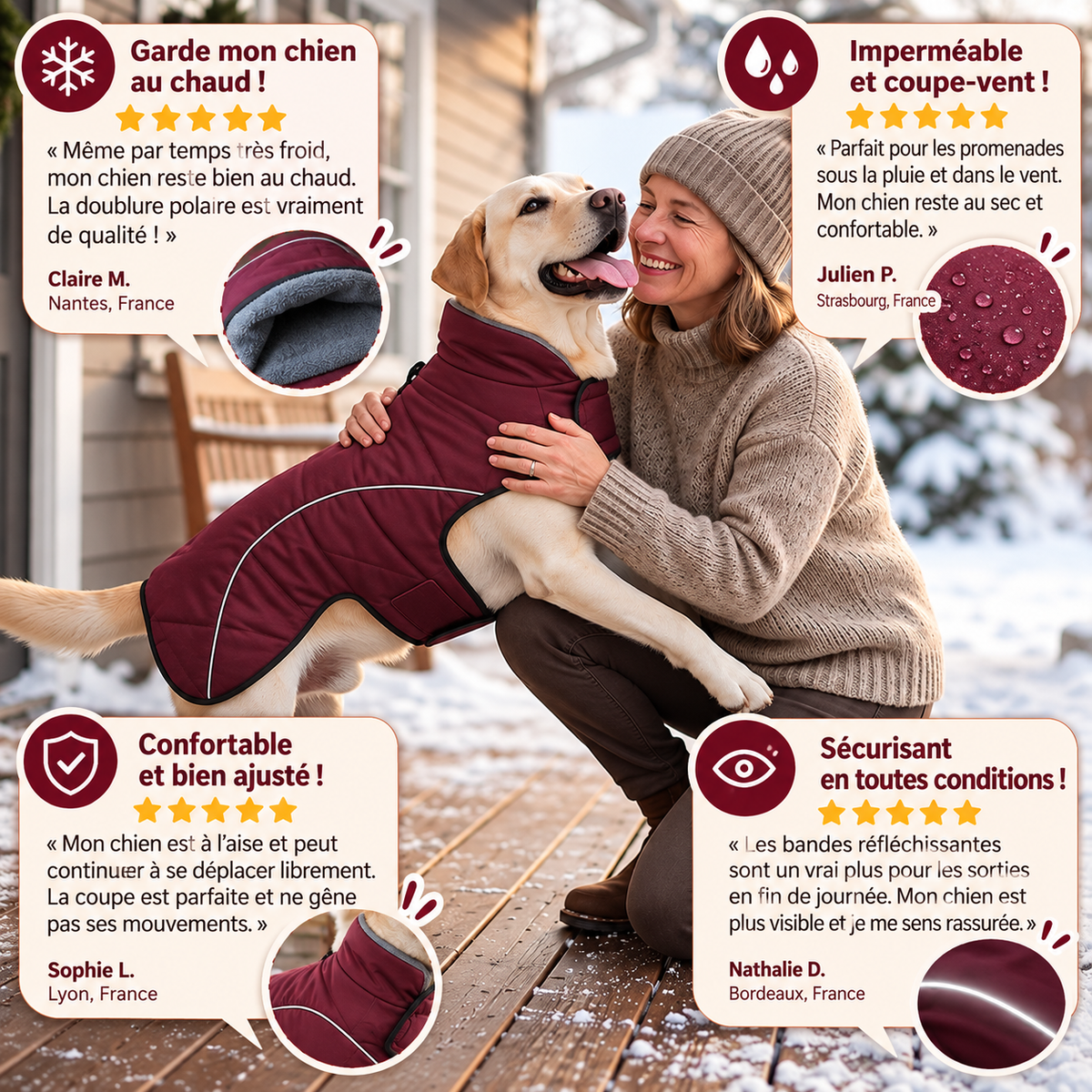 Manteau pour chien | ChaudBalade™
