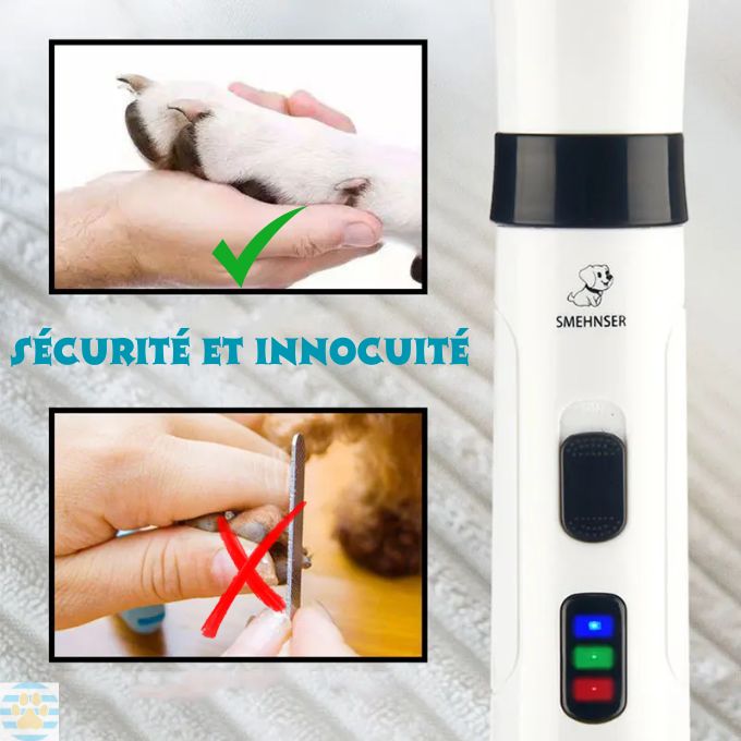 PawsSmooth Pro™ | Coupe ongles électrique pour chien