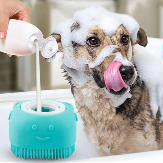 brosse-de-bain-bleu-avec-chien
