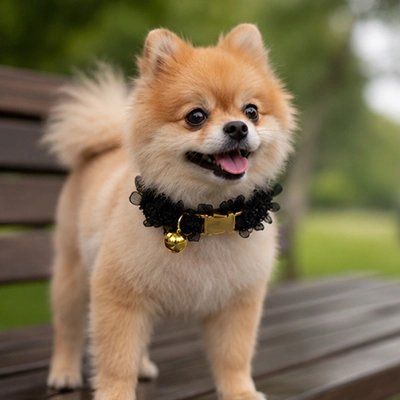 Collier Chien noir