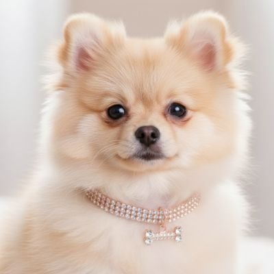 Collier chiot en or