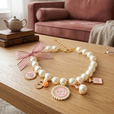 Collier pour Chien sur la table
