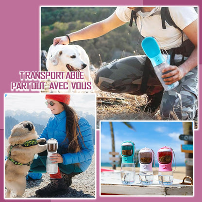 gourde-pour-chien-2 en 1