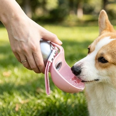 Gourde pour Chien orange