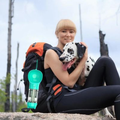 gourde-pour-chien-turquoise