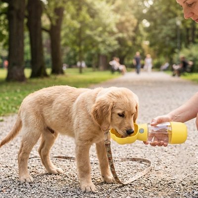 Gourde pour Chiens jaune 