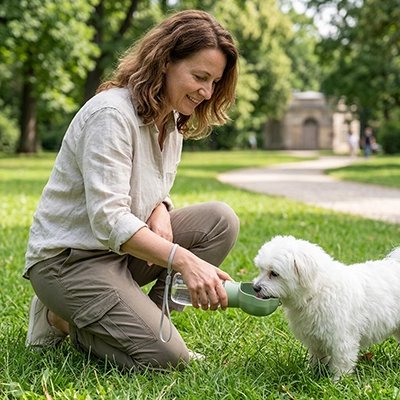 Gourdes pour Chien vert