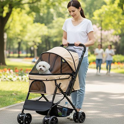 Poussette pour Chien pour balade zen