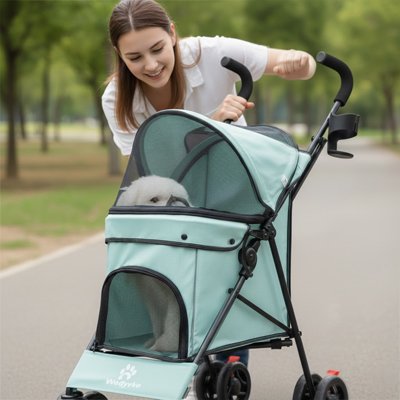 Poussette pour chien sans stress