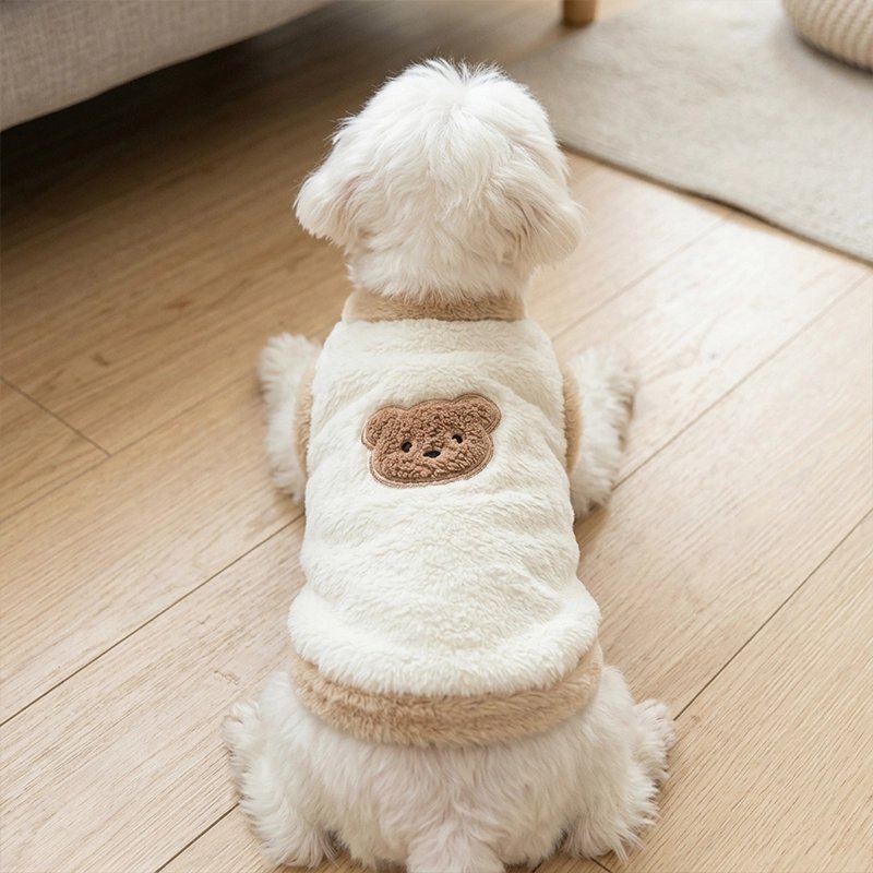 Pull pour Chien beige