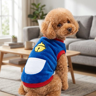 Pull pour Chien dans le salon