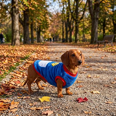 Pull pour Chien dans les bois