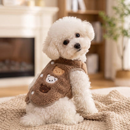 Pull pour Chien marron