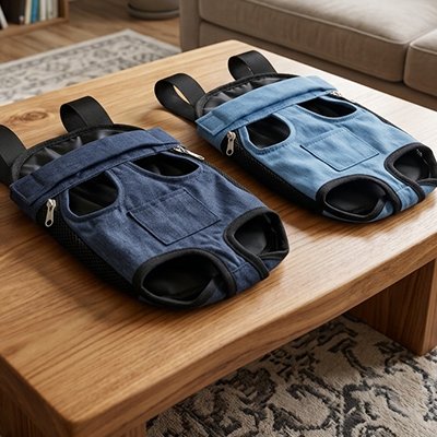 Sac de transport Chien sur la tabe