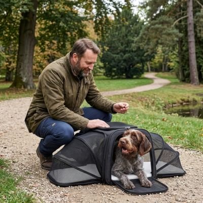 Sac de transport pour Chien dans les bois