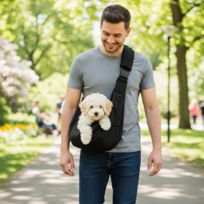 Sac transport pour Chien noir