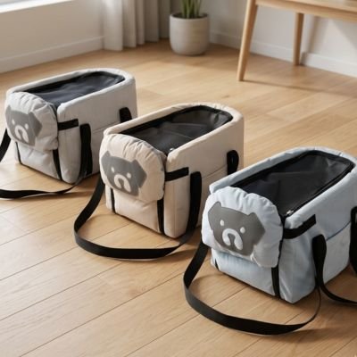 Sac de transport pour Chien sur la table