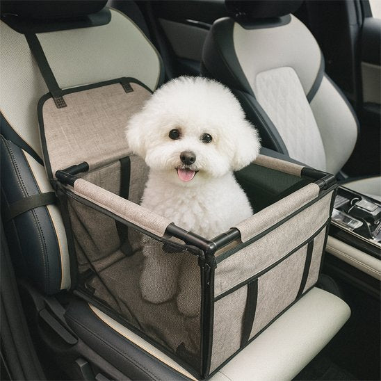 Siege auto pour chien café