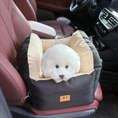 siege auto pour chiens confortable sur siège avant